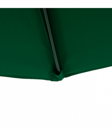 3m Half Parasol Umbrella Metal Frame Crank NO BASE INCLUDED, Green