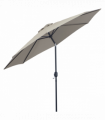 3m Parasol Patio Umbrella,Tilt and CrankLight Grey