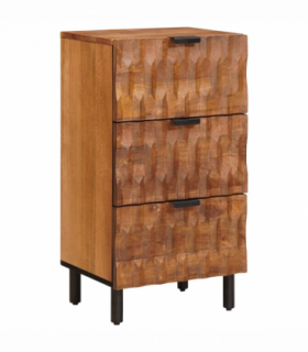 vidaXL Sideboard with Drawer Acacia Brown Finish 40 x 33.5 x 75 cm