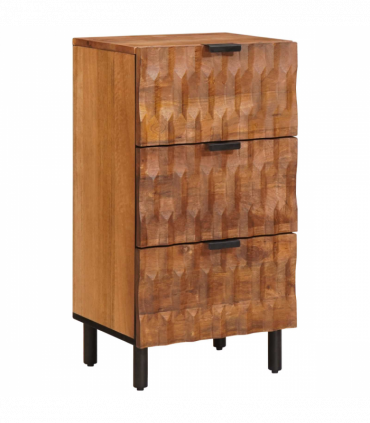 vidaXL Sideboard with Drawer Acacia Brown Finish 40 x 33.5 x 75 cm