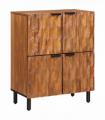 vidaXL Sideboard with Storage Acacia Brown Finish 60 x 33.5 x 75 cm