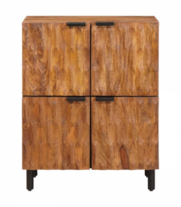 vidaXL Sideboard with Storage Acacia Brown Finish 60 x 33.5 x 75 cm