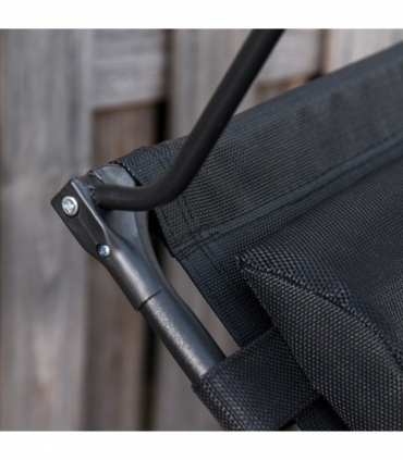 Zero Gravity Folding Sun Lounger Reclining Seat & Cup Holder & Canopy, Black