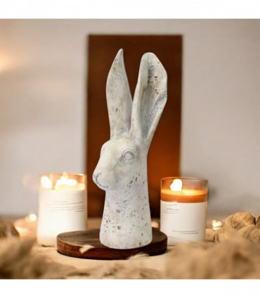 29CM CREAM RESIN RABBIT