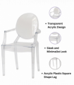 GHOST CLEAR PLASTIC CHAIR ARMCHAIR