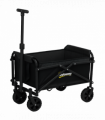 Outsunny 41L Festival Trolley, 60kg Heavy Duty Folding Trolley Cart, Black