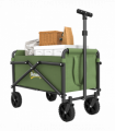 Outsunny 41L Festival Trolley, 60kg Heavy Duty Folding Trolley Cart, Green