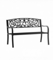 126Lx60Wx85H cm Steel Bench-Black