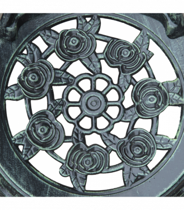 3 Pcs Cast Aluminum Bistro Set-Green