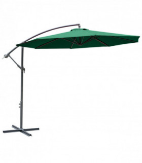 3m Garden Parasol Sun Shade Umbrella-Green
