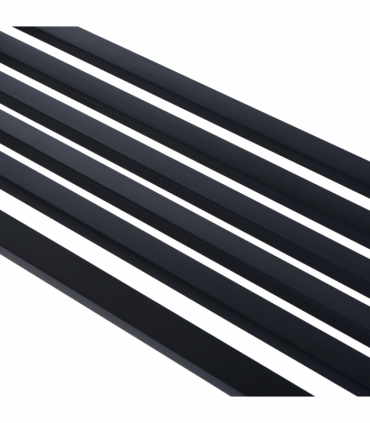 Garden Bench, Steel-Black