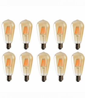 Light Bulb 10Pack E27 LED Edi
