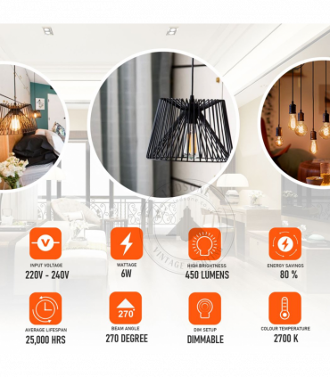 Light Bulb 10Pack E27 LED Edi