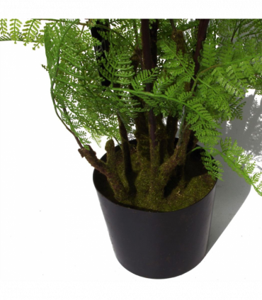 150cm Artificial Natural Moss Base Fern Foliage Plant with Copper Metal Plater