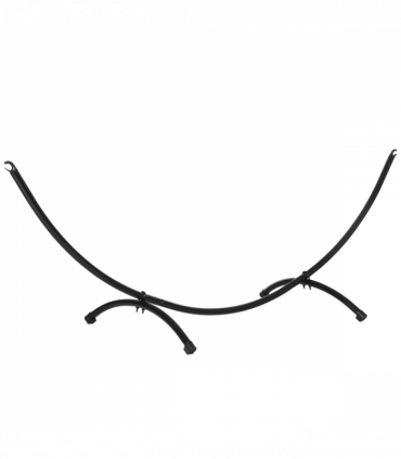 Metal Hammock Stand Frame Black 300cm x 90cm x100cm 3(m) Garden Outdoor Patio