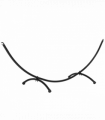 Metal Hammock Stand Frame Black 300cm x 90cm x100cm 3(m) Garden Outdoor Patio