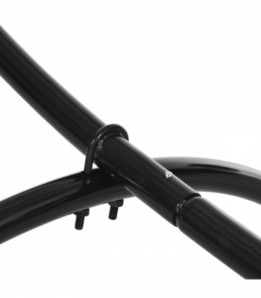 Metal Hammock Stand Frame Black 300cm x 90cm x100cm 3(m) Garden Outdoor Patio