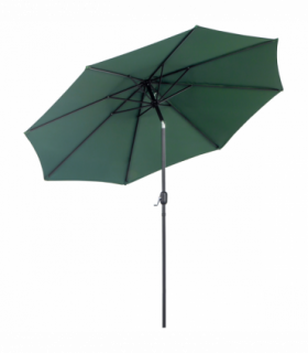 3(m) Patio Umbrella Outdoor Sunshade Canopy w/ Tilt & Crank Green Outsunny