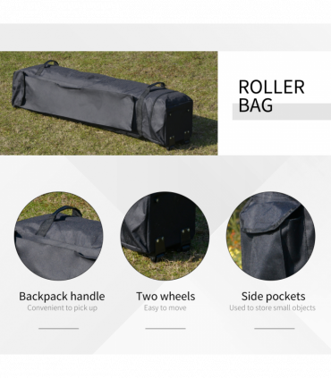 3.6 x 3m Foldable Pop-up Party Steel Frame Oxford w/ Roller Bag