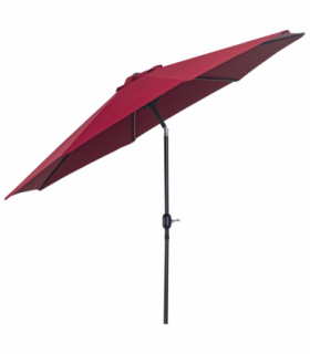 3m Umbrella, Tilt and CrankWine Red