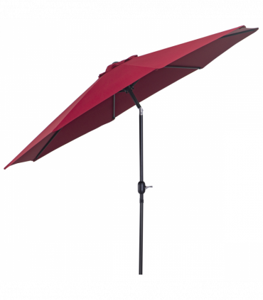 3m Umbrella, Tilt and CrankWine Red