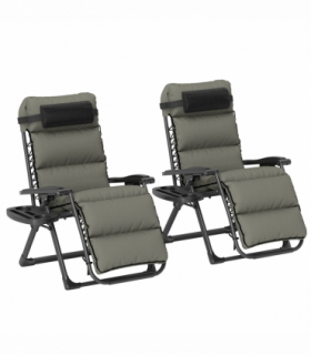 Comfort Lounger Set - Adjustable Recline, Cushioned Seating, Portable Design