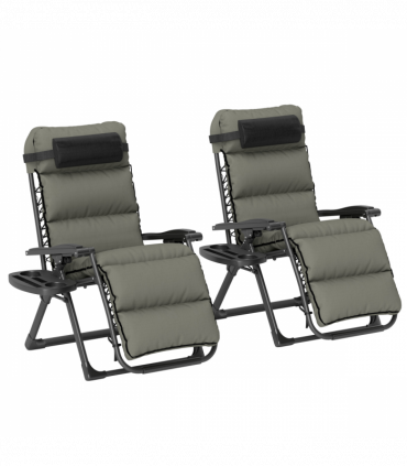 Comfort Lounger Set - Adjustable Recline, Cushioned Seating, Portable Design