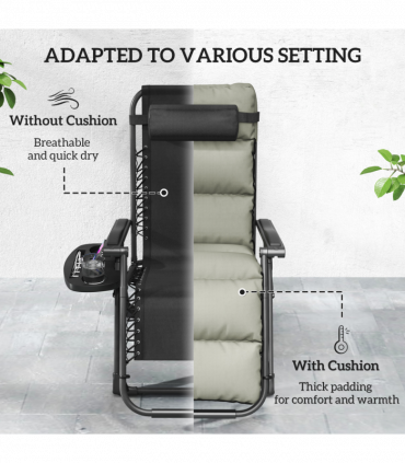 Comfort Lounger Set - Adjustable Recline, Cushioned Seating, Portable Design