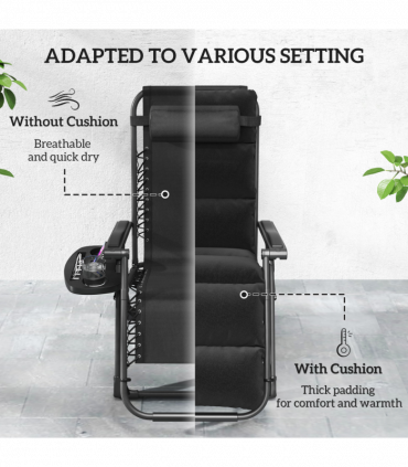 Comfort Lounger Set - Adjustable Recline, Cushioned Seating, Portable Design