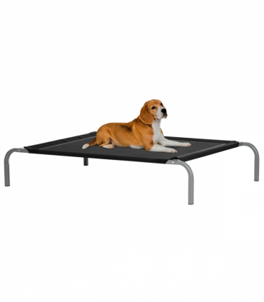 Cooling Pet Bed Elevated Dog Bed with Non-slip Pads for Large Dogs Pawhut