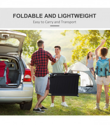 Folding Lounge Chair Outdoor Chaise Lounge for Bench Patio Black