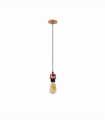 Industrial Rose Gold Pendant Light Fitting, Lampshade Addable E27 Lamp Holder UK Holder Fitting Set With PVC Cable.