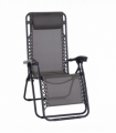 Metal Frame Zero Gravity Lounger w/ Head Pillow for Patio Decking  Outsunny