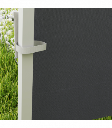 Outsunny Gazebo Replacement Exchangeable Wall Panels w/  Window, Dark Grey