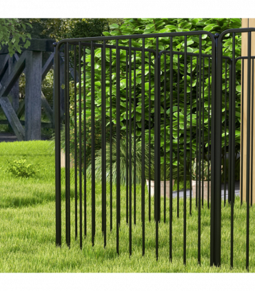 PawHut 100cm 8 Panels Heavy-Duty Dog Playpen for Small, Medium Dogs