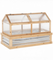 Raised Garden Bed with Greenhouse Top, 122x 61 x 81.7cm, Natural Kit