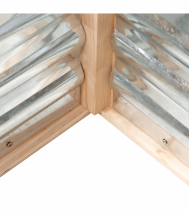 Raised Garden Bed with Greenhouse Top, 122x 61 x 81.7cm, Natural Kit