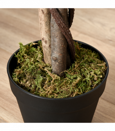 Artificial Ficus Silk Tree with Nursery Pot, Decorative Fake Plant, 160cm