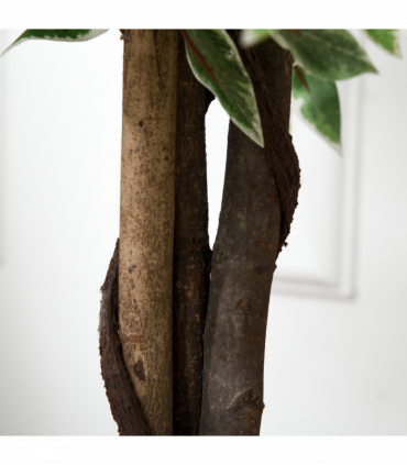 Artificial Ficus Silk Tree with Nursery Pot, Decorative Fake Plant, 160cm