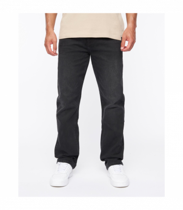 Janstar Straight Leg Jeans Black Wash W32 L32