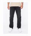 Janstar Straight Leg Jeans Black Wash W32 L32