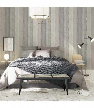 Painted Wood Pink and Grey SW12