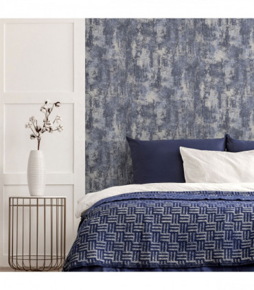 Stone Textures Navy/Silver sw12