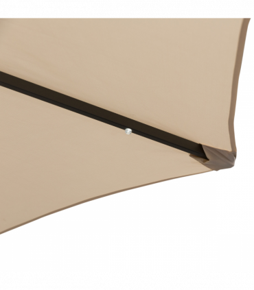 Garden Parasol Umbrella Creamy White High-grade Polyester 2.7m x 2.7m x 2.4m