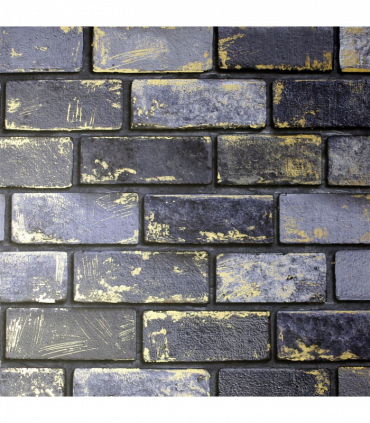 Metallic Brick Navy/Gold sw12