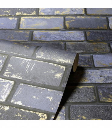 Metallic Brick Navy/Gold sw12