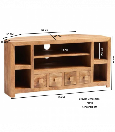 Toko  Light Mango Corner Tv Unit
