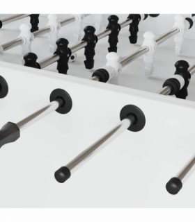 vidaXL Football Table Bearings 10 pcs Black 3 x 3 x 1.4 cm Plastic