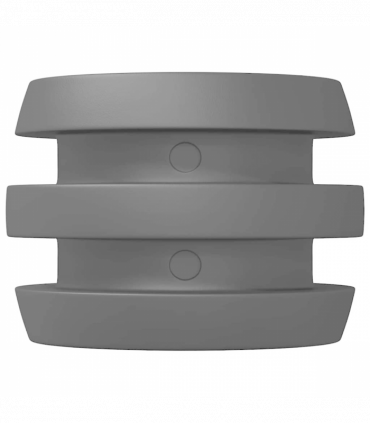 vidaXL Football Table Bumpers 3 x 3 x 2 cm Rod 16 pcs Black