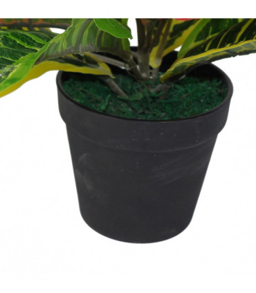 40cm Artificial Codiaeum Multicoloured House Plant